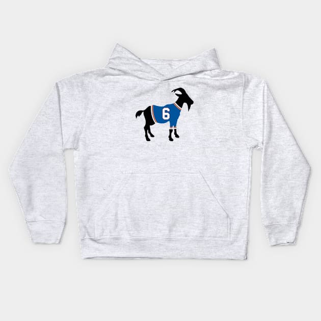 Ryan Pulock GOAT Kids Hoodie by cwijeta